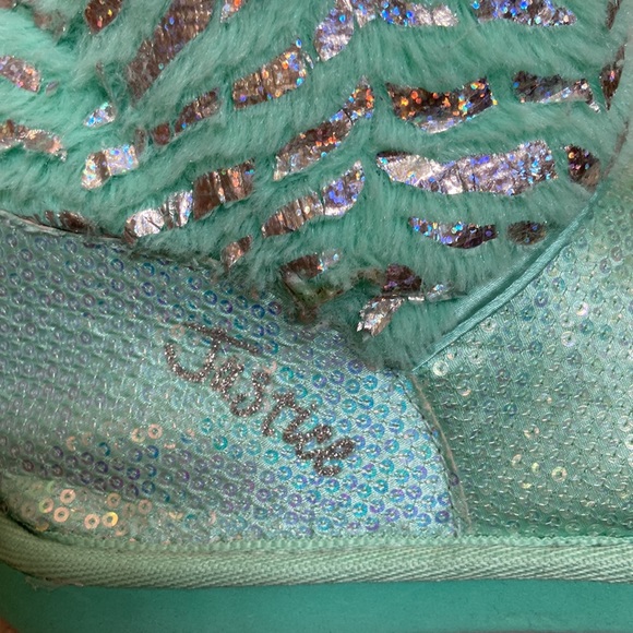 justice sparkle & light up slippers - Picture 5 of 9